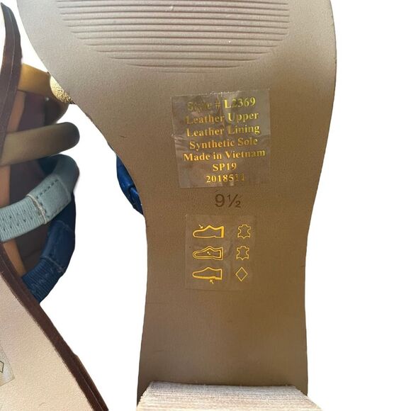 NWOT Madewell The Addie High Heel Rainbow Mule 9.5 - Picture 6 of 9